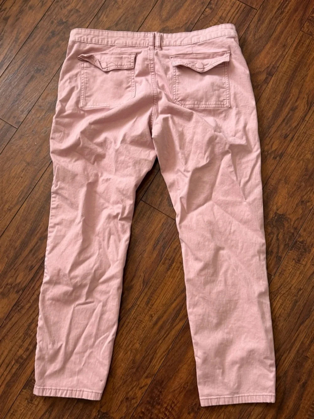 Anthropologie Pilcro Jefferson Straight Leg Utitly Jeans Pants in Dusty Rose 32